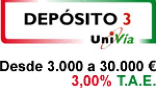Depósito 3 UniVía de Unicaja: un único depósito