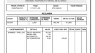 Entender un extracto bancario