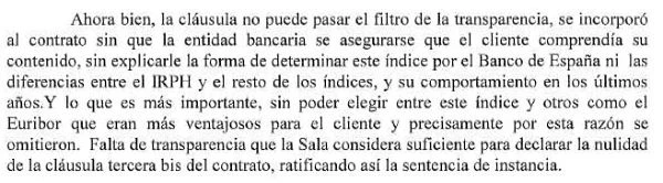Falta transparencia